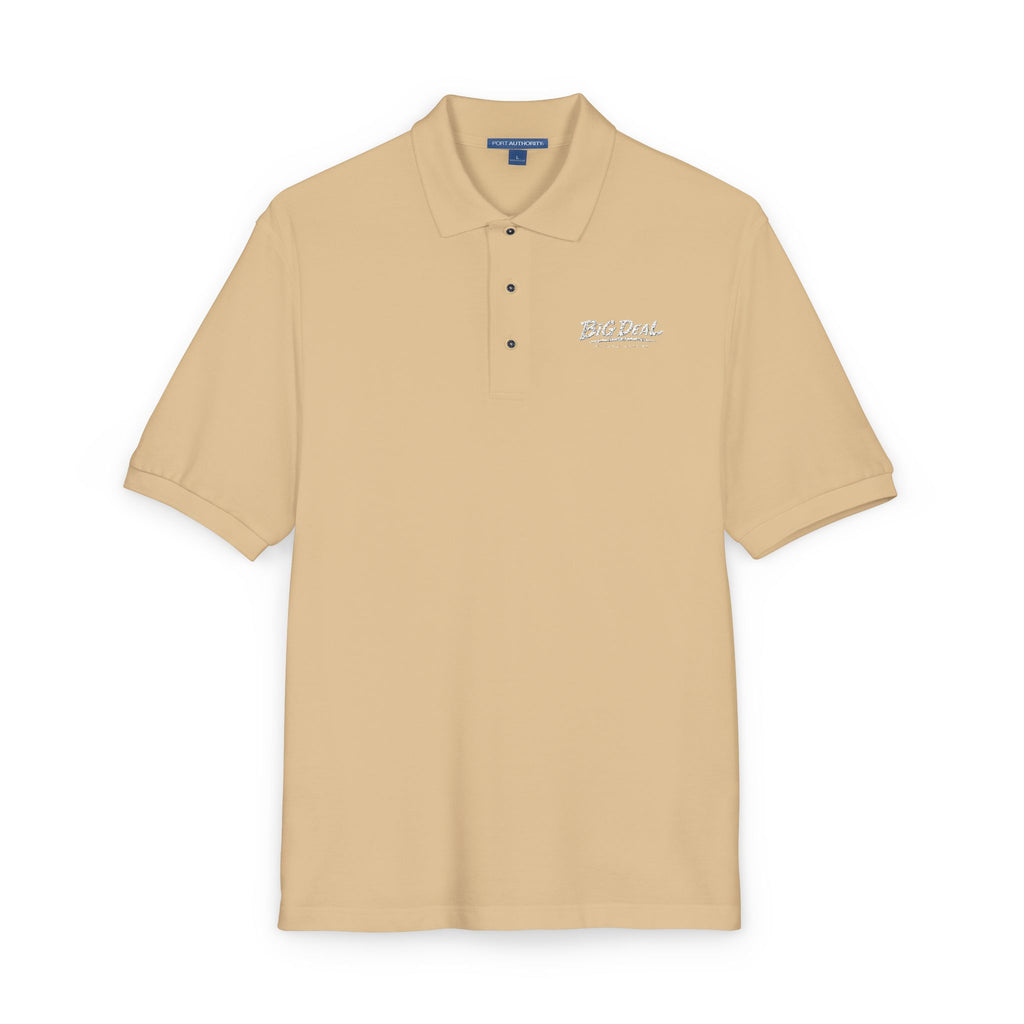 BiG DeaL Embroidered Script Polo — Premium Lightweight Tee
