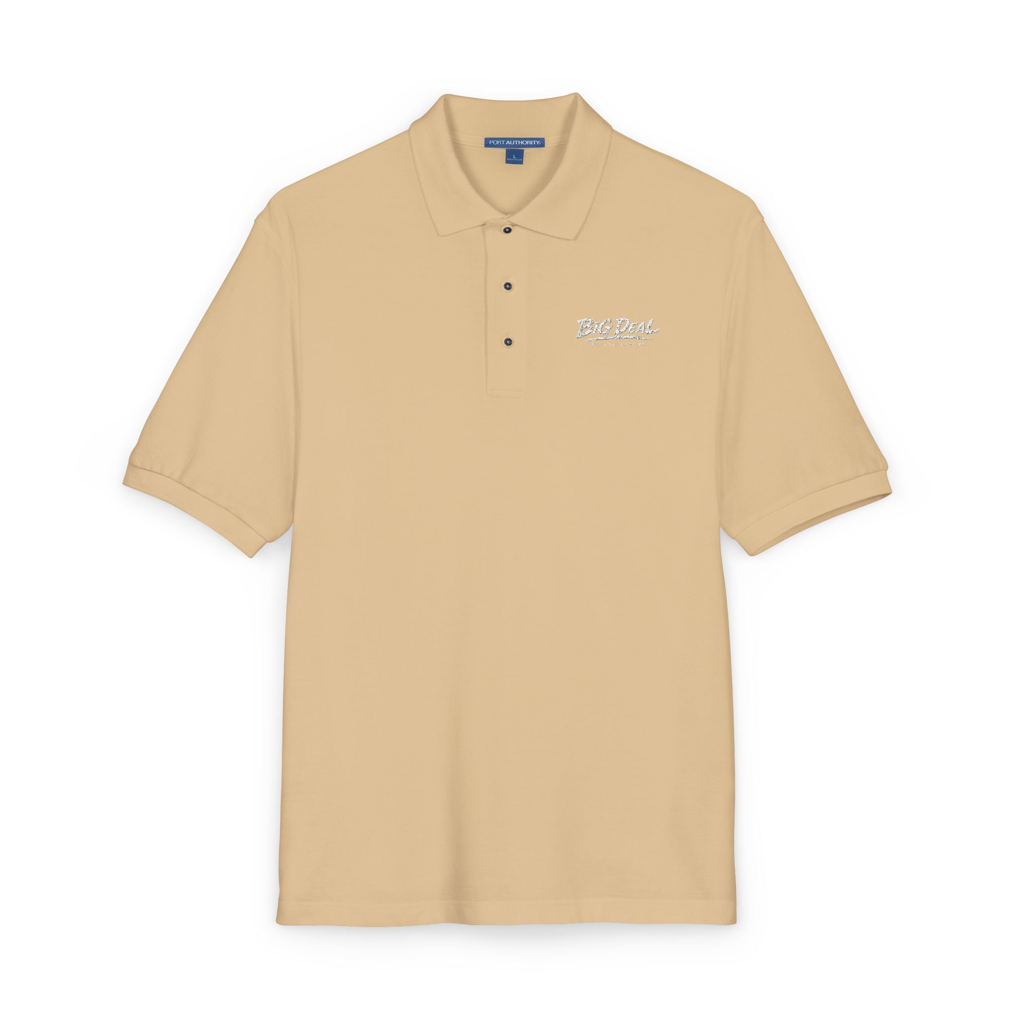 BiG DeaL Embroidered Script Polo — Premium Lightweight Tee