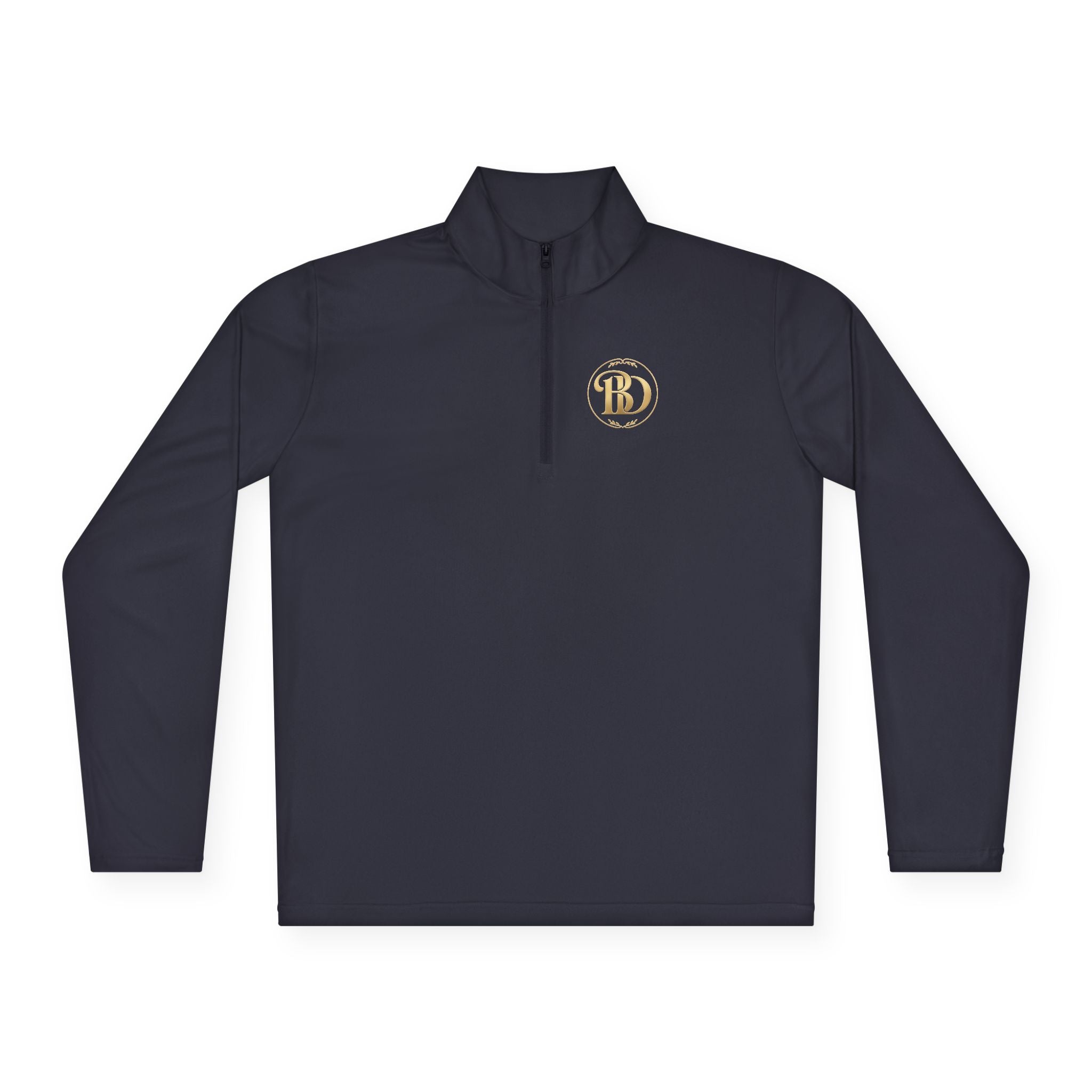 BiG DeaL Crest Quarter-Zip — Bold. Genuine. Determined. Limitless.