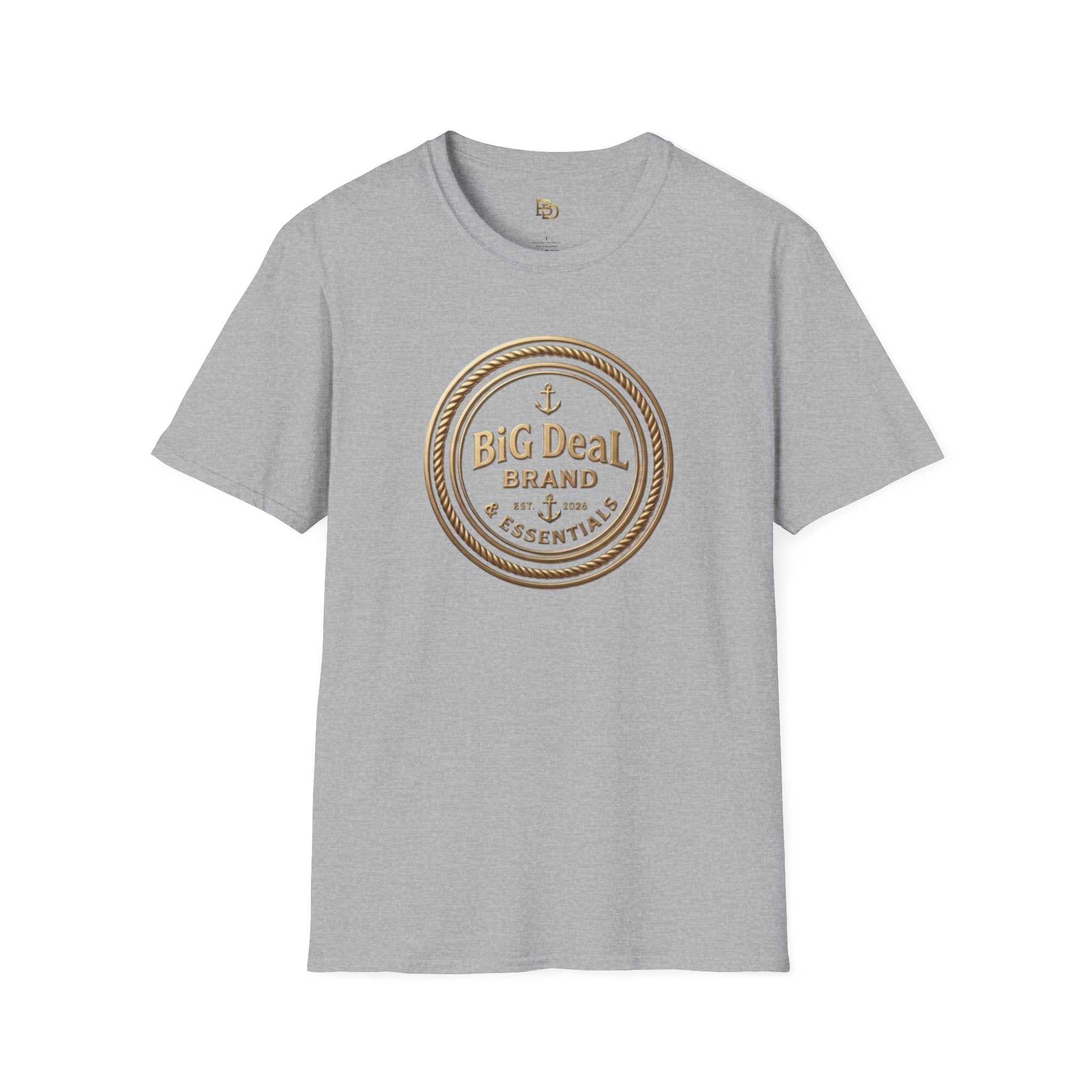 BiG DeaL Vintage Seal Tee — Soft Style Cotton Blend Everyday Essential