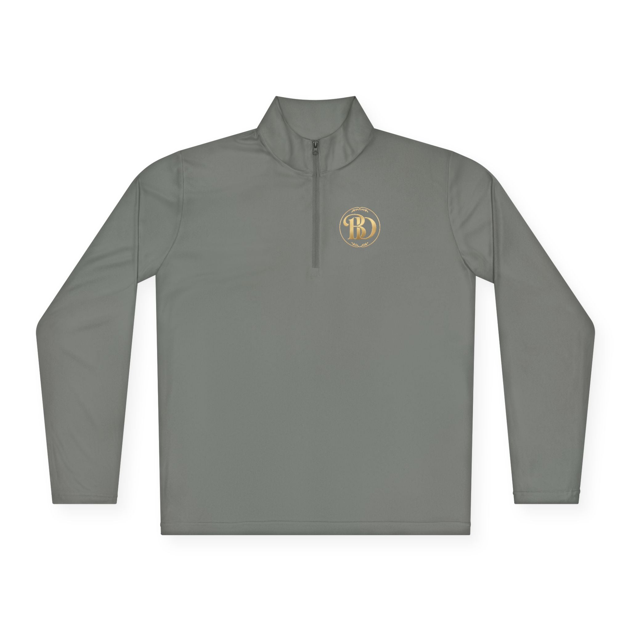 BiG DeaL Crest Quarter-Zip — Bold. Genuine. Determined. Limitless.