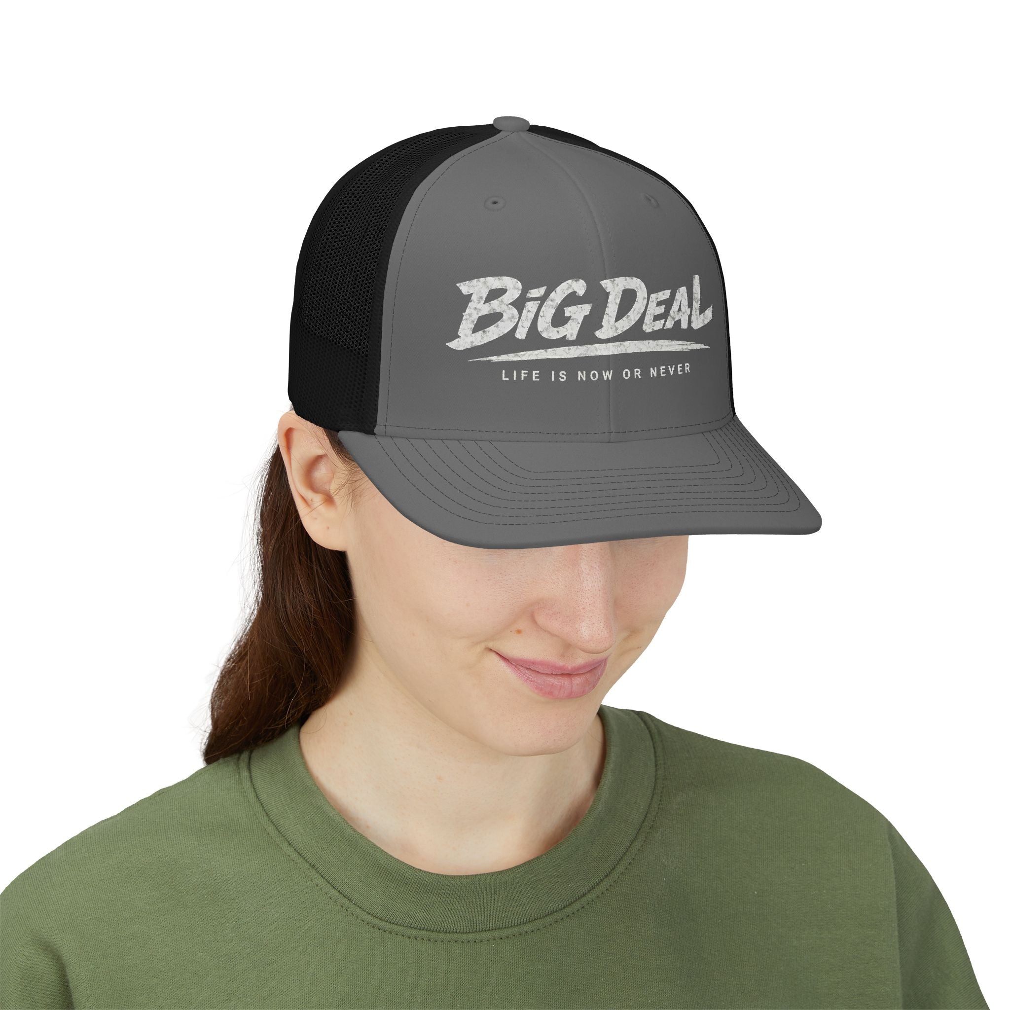 Big Deal Life Is Now or Never Snapback Cap | Trucker Hat