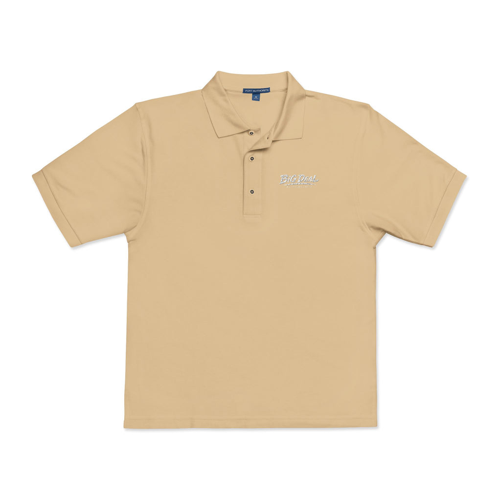 BiG DeaL Embroidered Script Polo — Premium Lightweight Tee