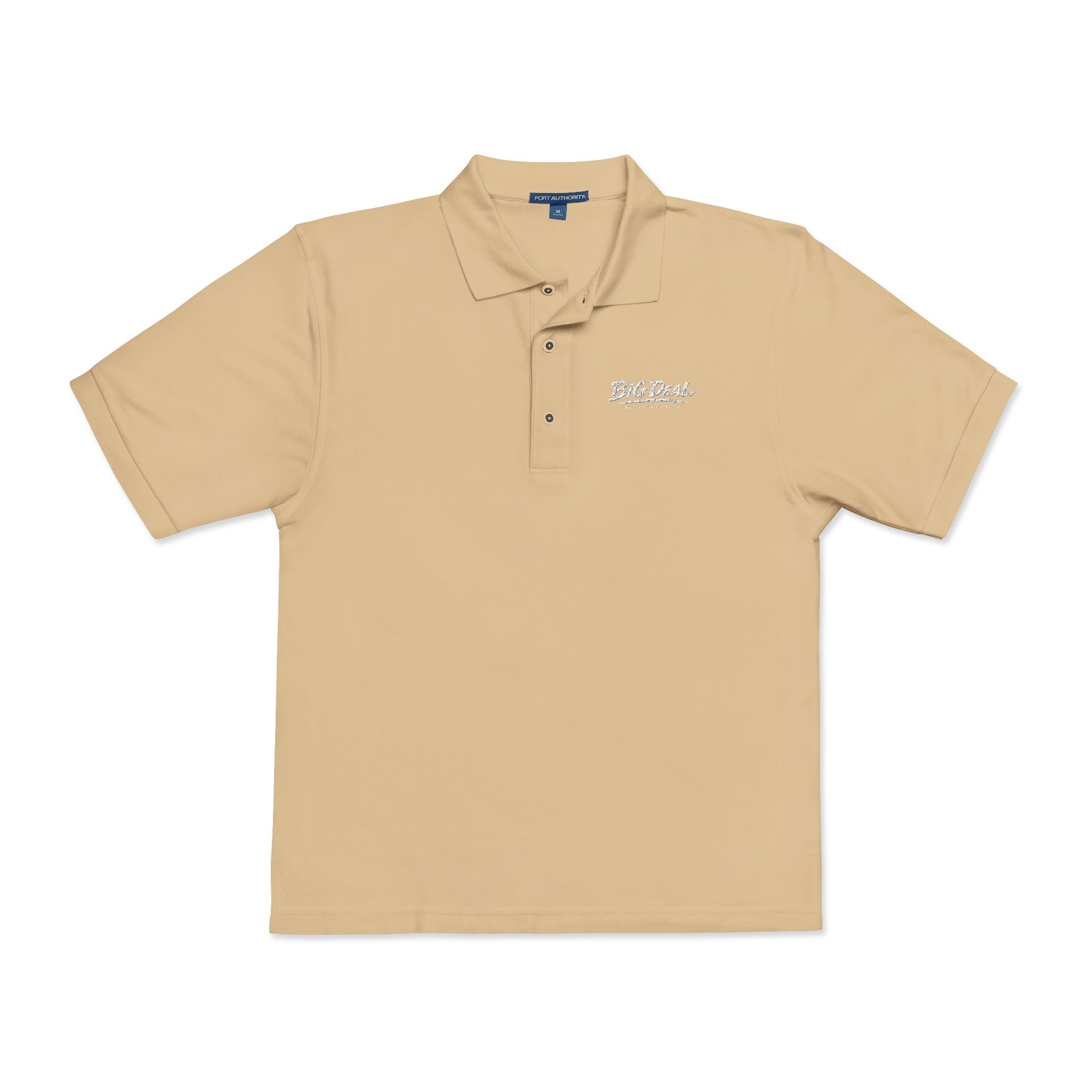 BiG DeaL Embroidered Script Polo — Premium Lightweight Tee