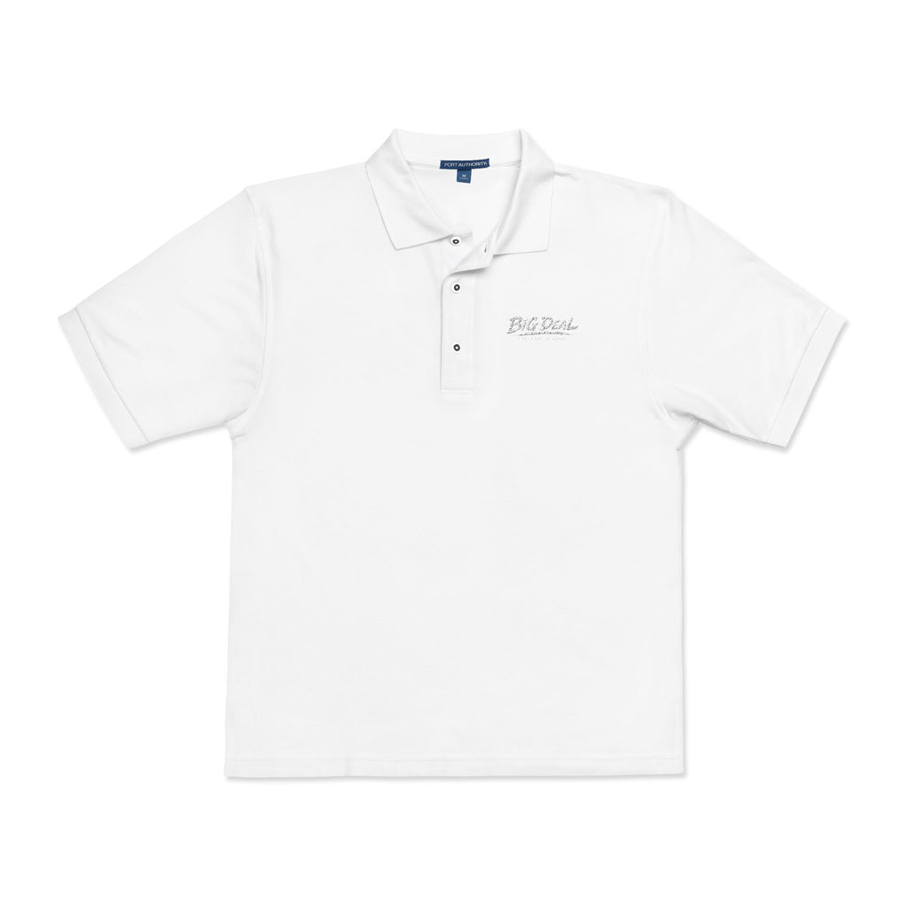 BiG DeaL Embroidered Script Polo — Premium Lightweight Tee