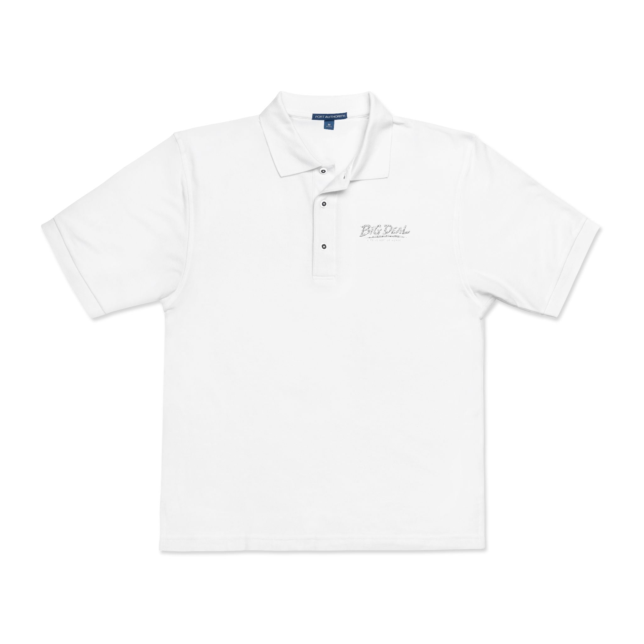 BiG DeaL Embroidered Script Polo — Premium Lightweight Tee