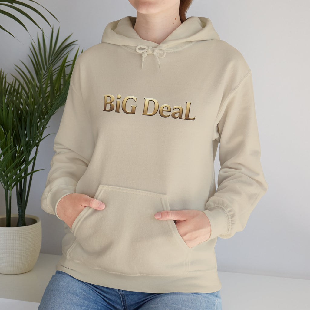 Make Every Day a BiG DeaL | Gold-Tone Graphic Hoodie