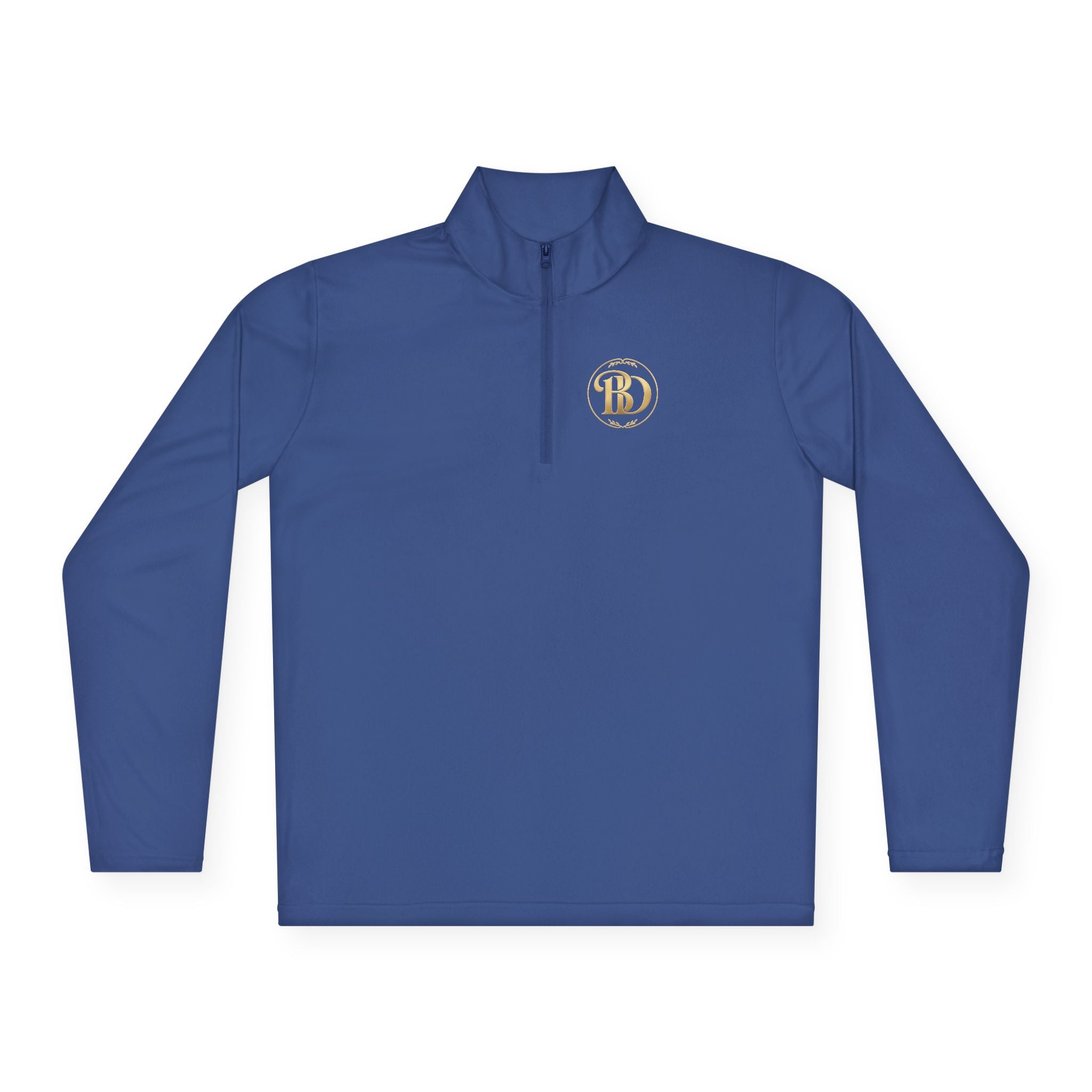 BiG DeaL Crest Quarter-Zip — Bold. Genuine. Determined. Limitless.