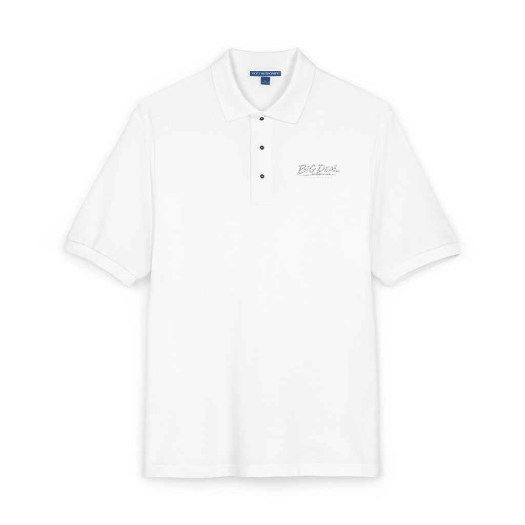 BiG DeaL Embroidered Script Polo — Premium Lightweight Tee