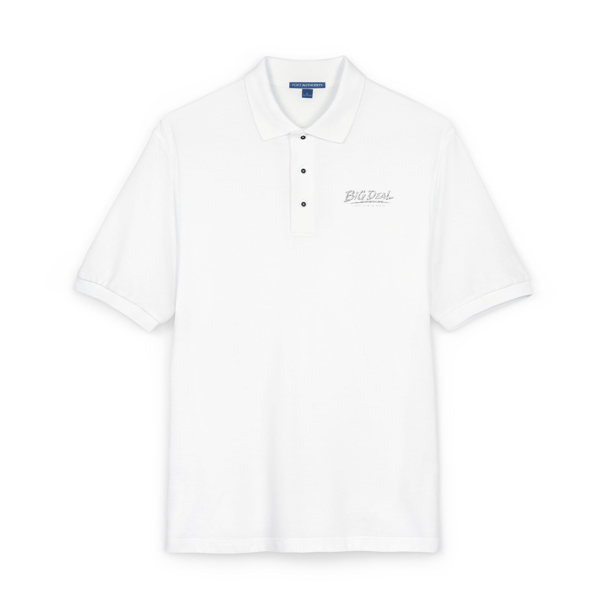 BiG DeaL Embroidered Script Polo — Premium Lightweight Tee