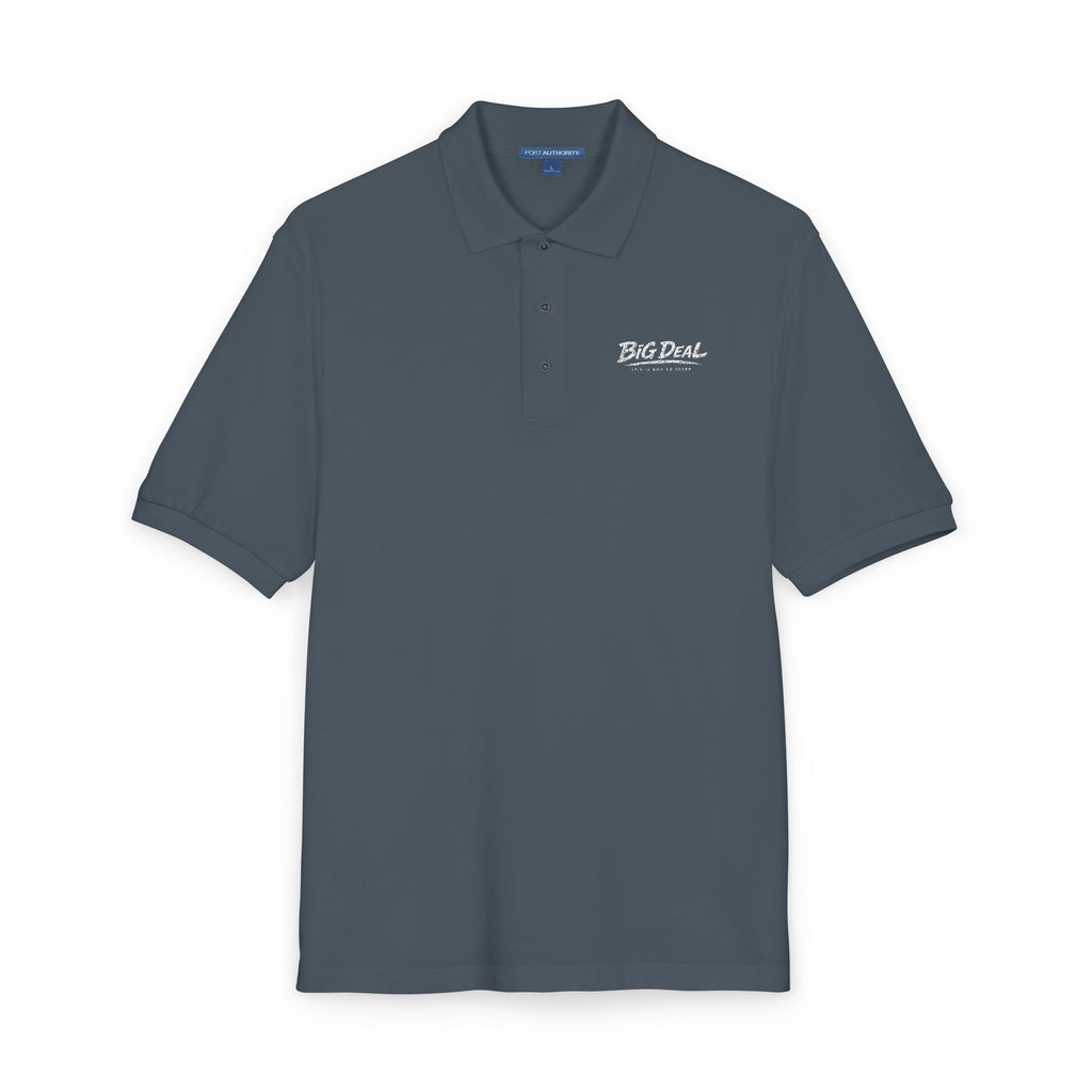BiG DeaL Embroidered Script Polo — Premium Lightweight Tee
