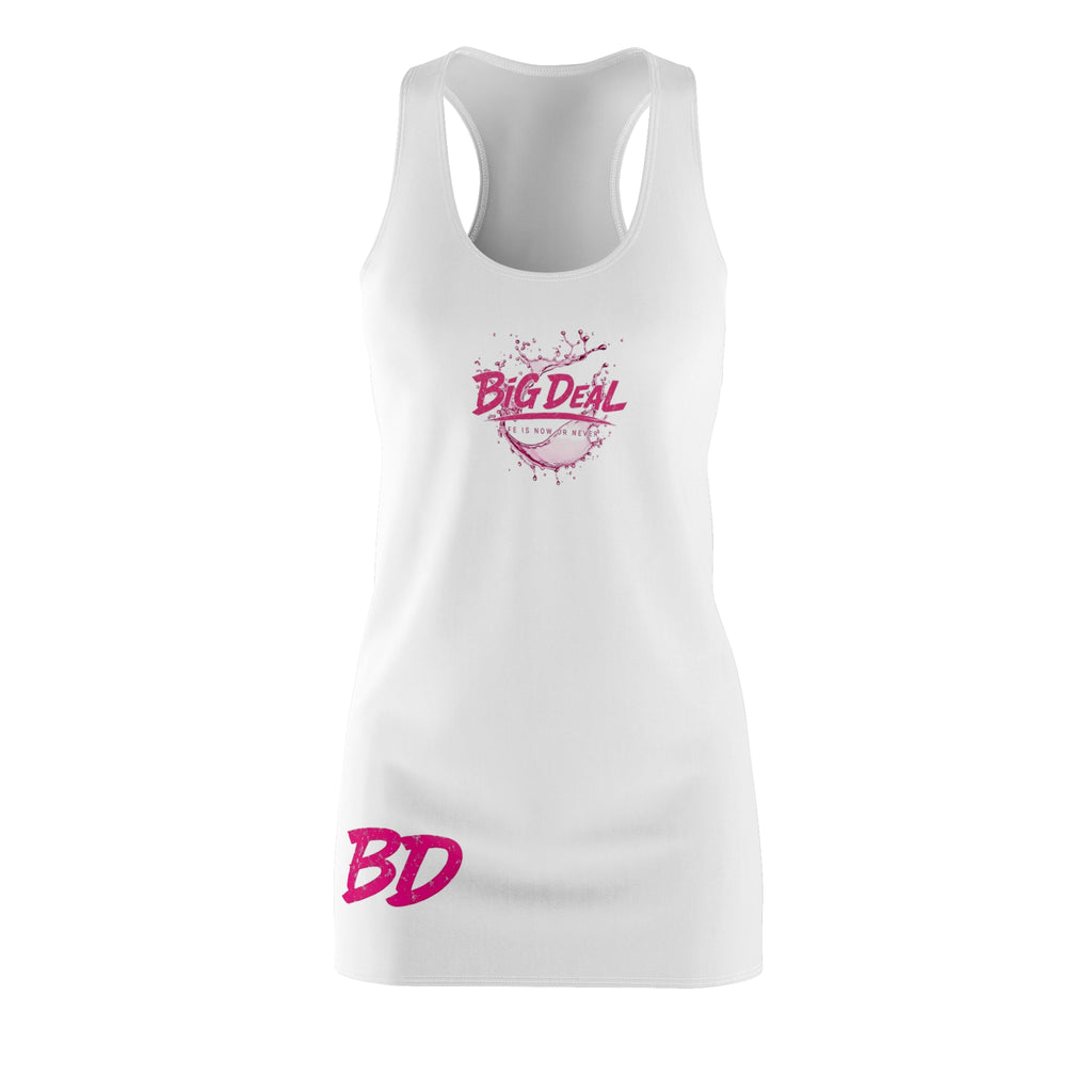 Big Deal Racerback Dress — Women's Casual AOP Tank Dress