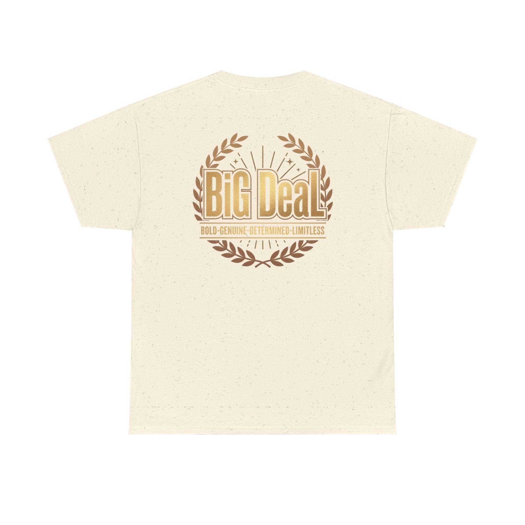 BiG DeaL Logo Tee — Front & Back. Heavy Cotton. Zero Apologies.