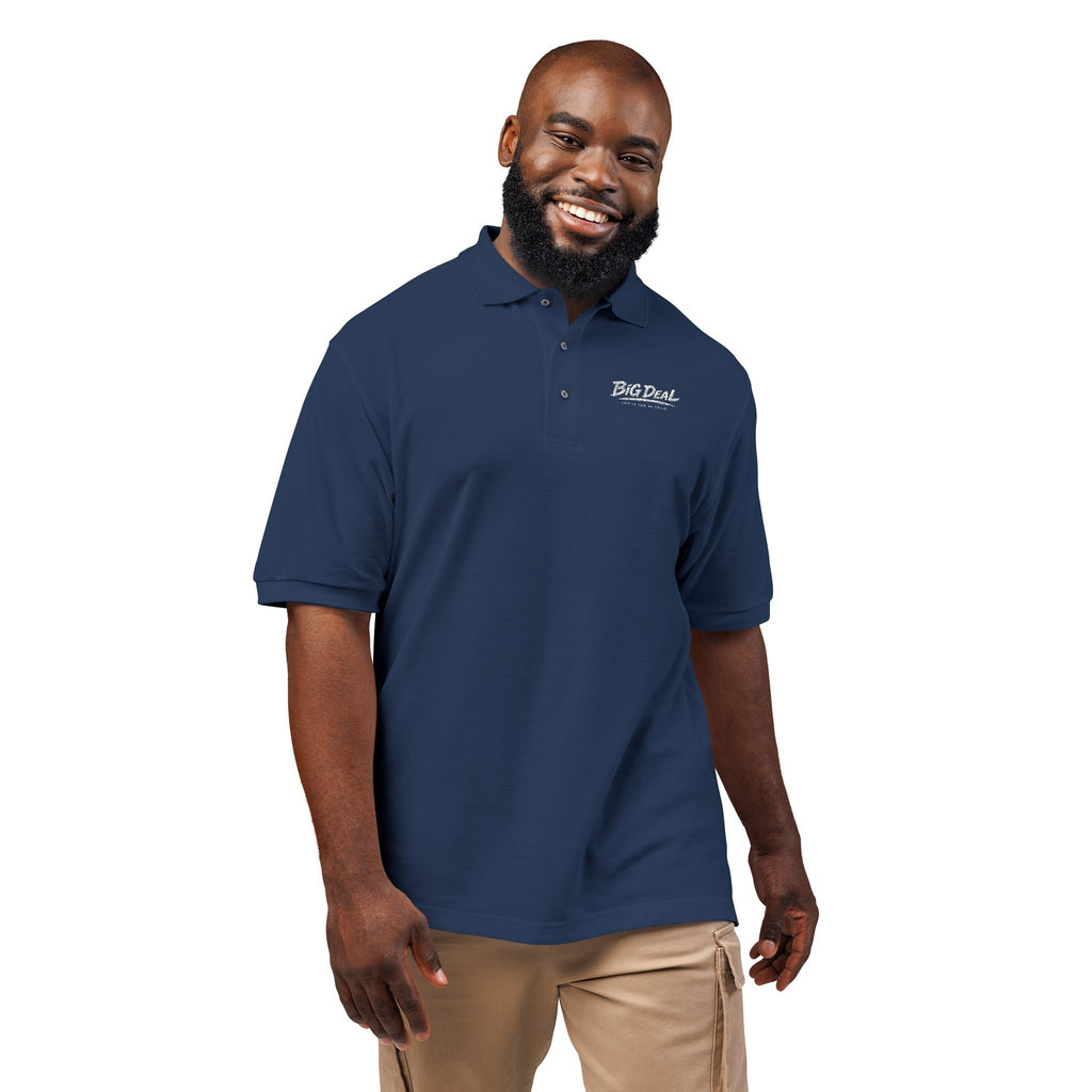 BiG DeaL Embroidered Script Polo — Premium Lightweight Tee