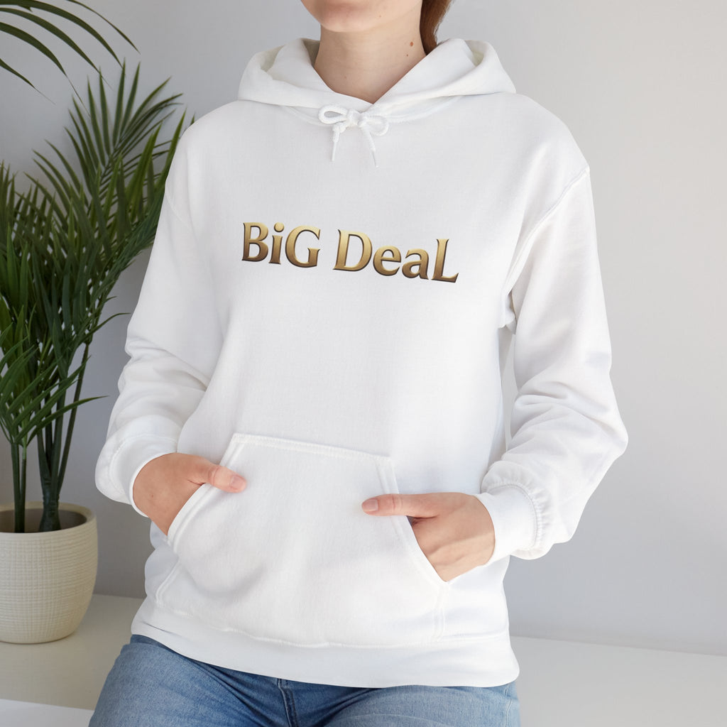 Make Every Day a BiG DeaL | Gold-Tone Graphic Hoodie