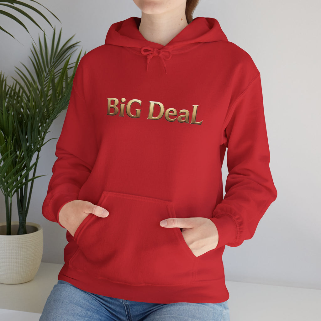 Make Every Day a BiG DeaL | Gold-Tone Graphic Hoodie