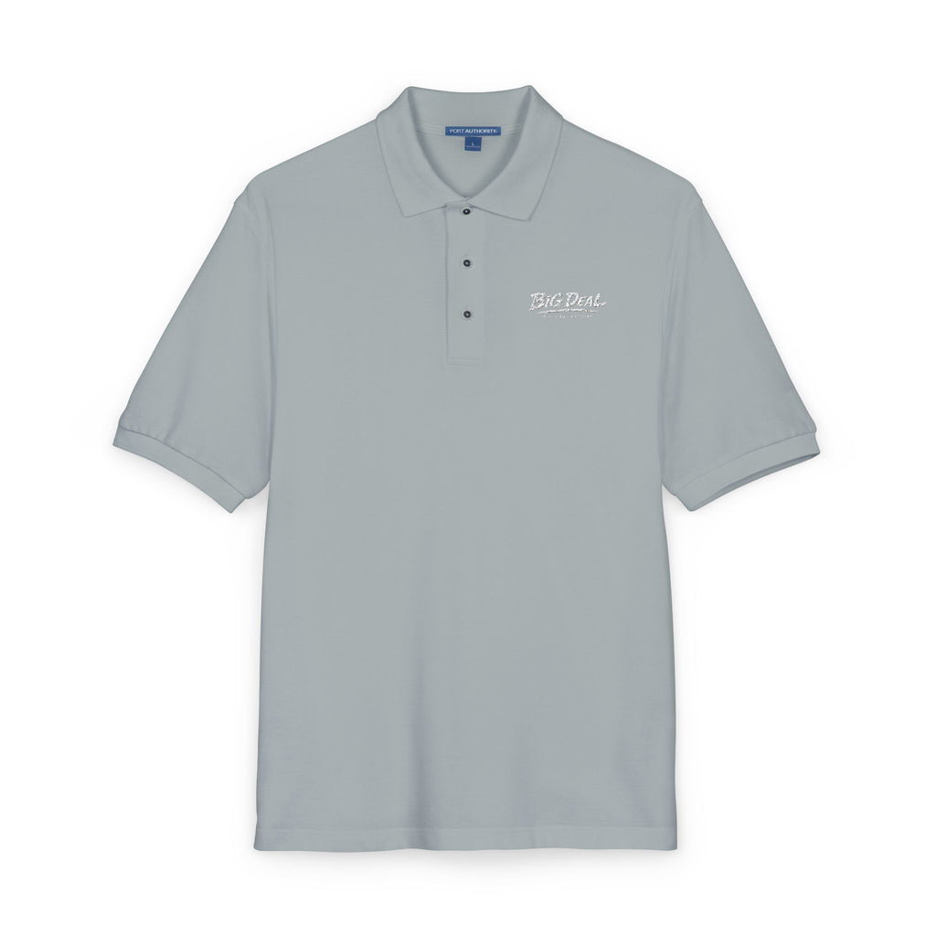 BiG DeaL Embroidered Script Polo — Premium Lightweight Tee