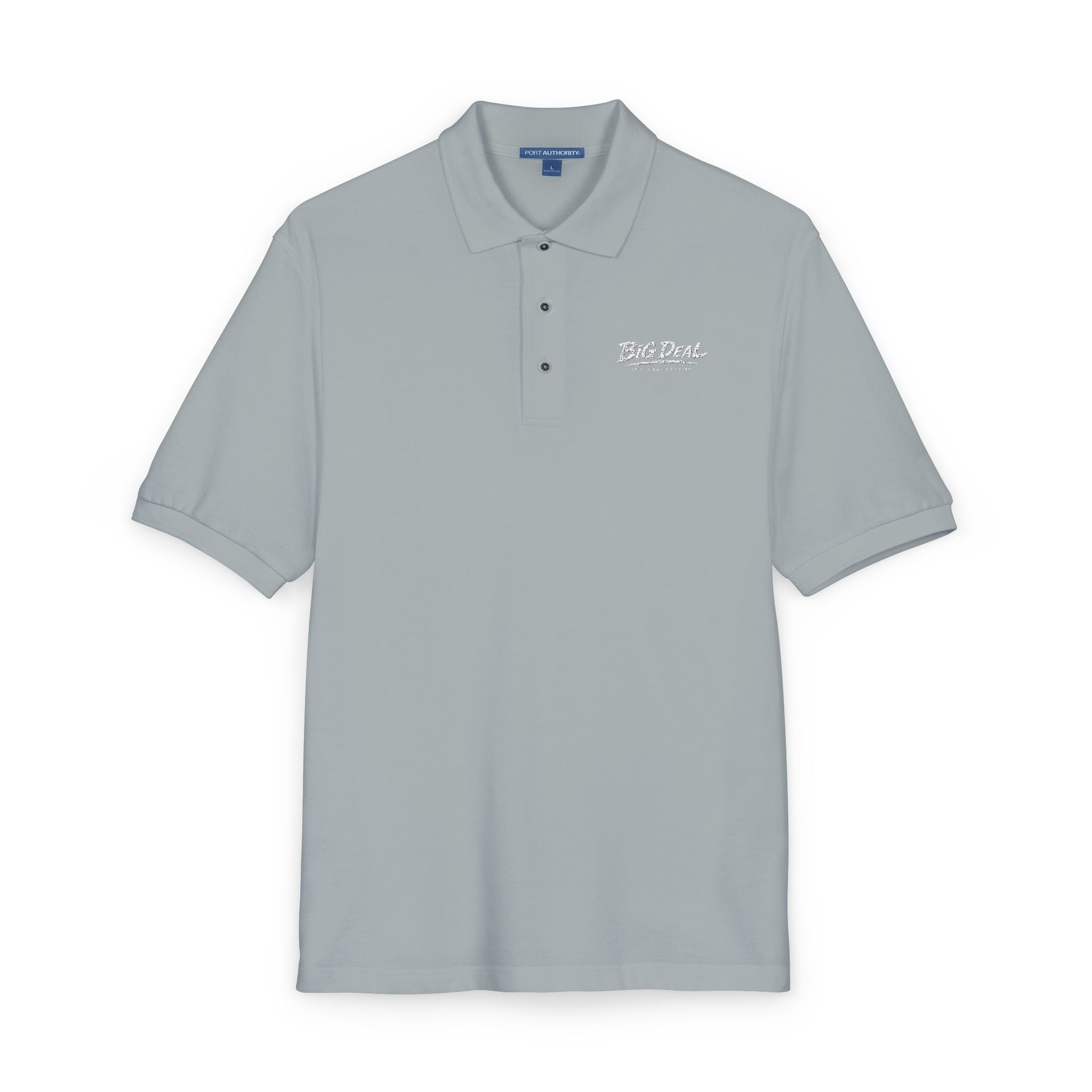 BiG DeaL Embroidered Script Polo — Premium Lightweight Tee
