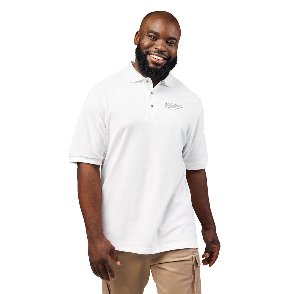 BiG DeaL Embroidered Script Polo — Premium Lightweight Tee