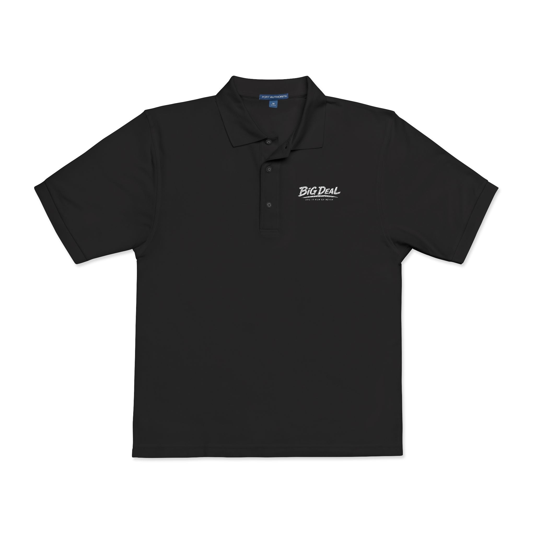 BiG DeaL Embroidered Script Polo — Premium Lightweight Tee