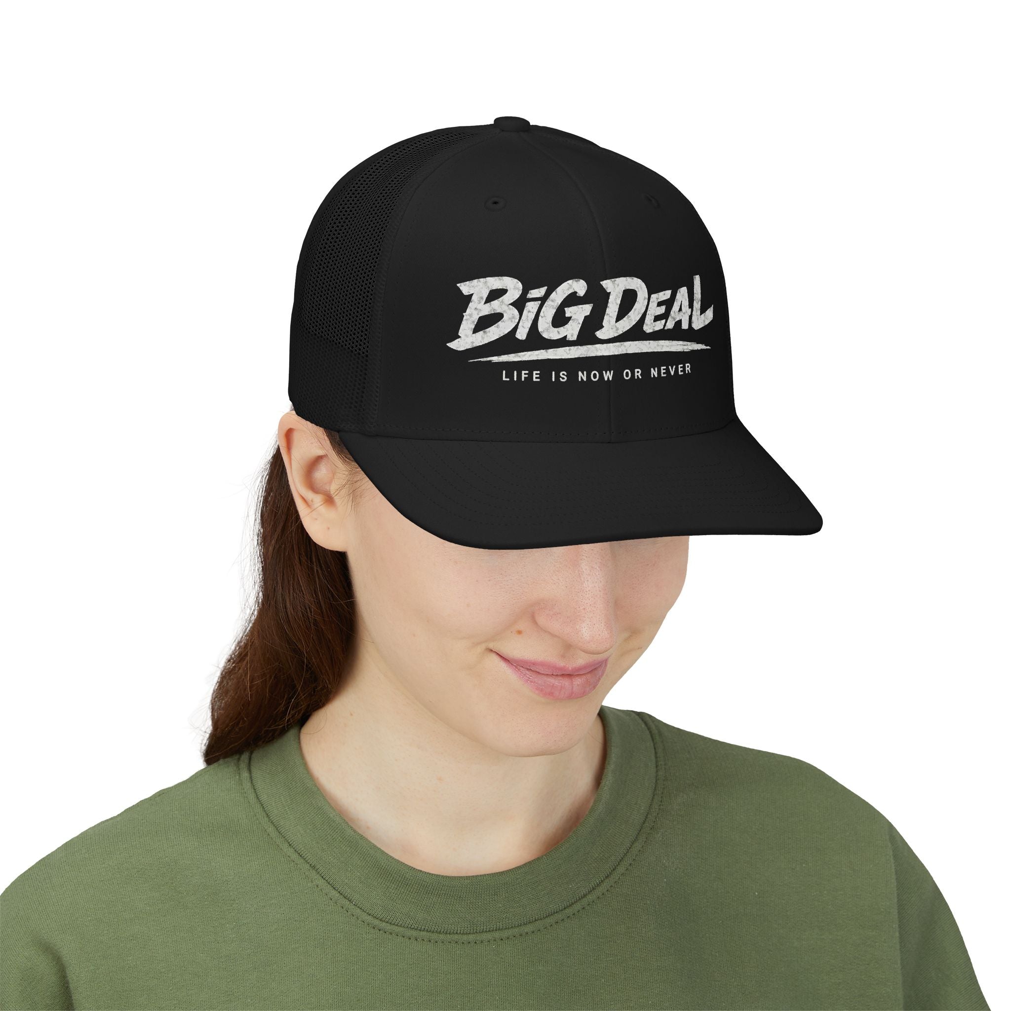 Big Deal Life Is Now or Never Snapback Cap | Trucker Hat