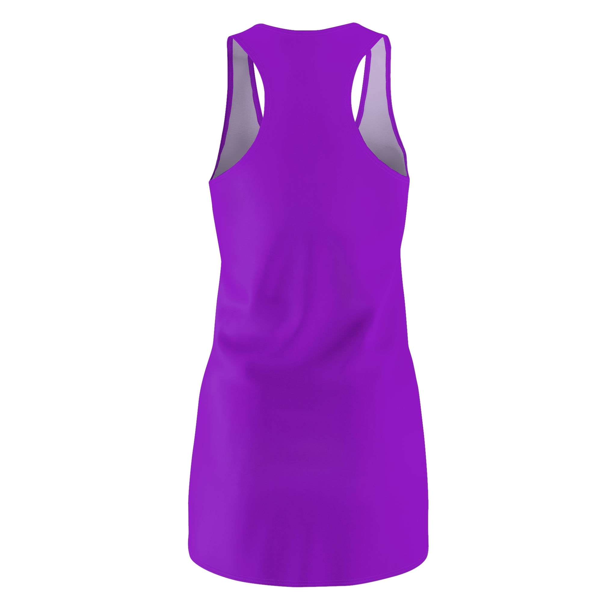 Big Deal Racerback Dress — Women's Purple Graphic Tank Dress