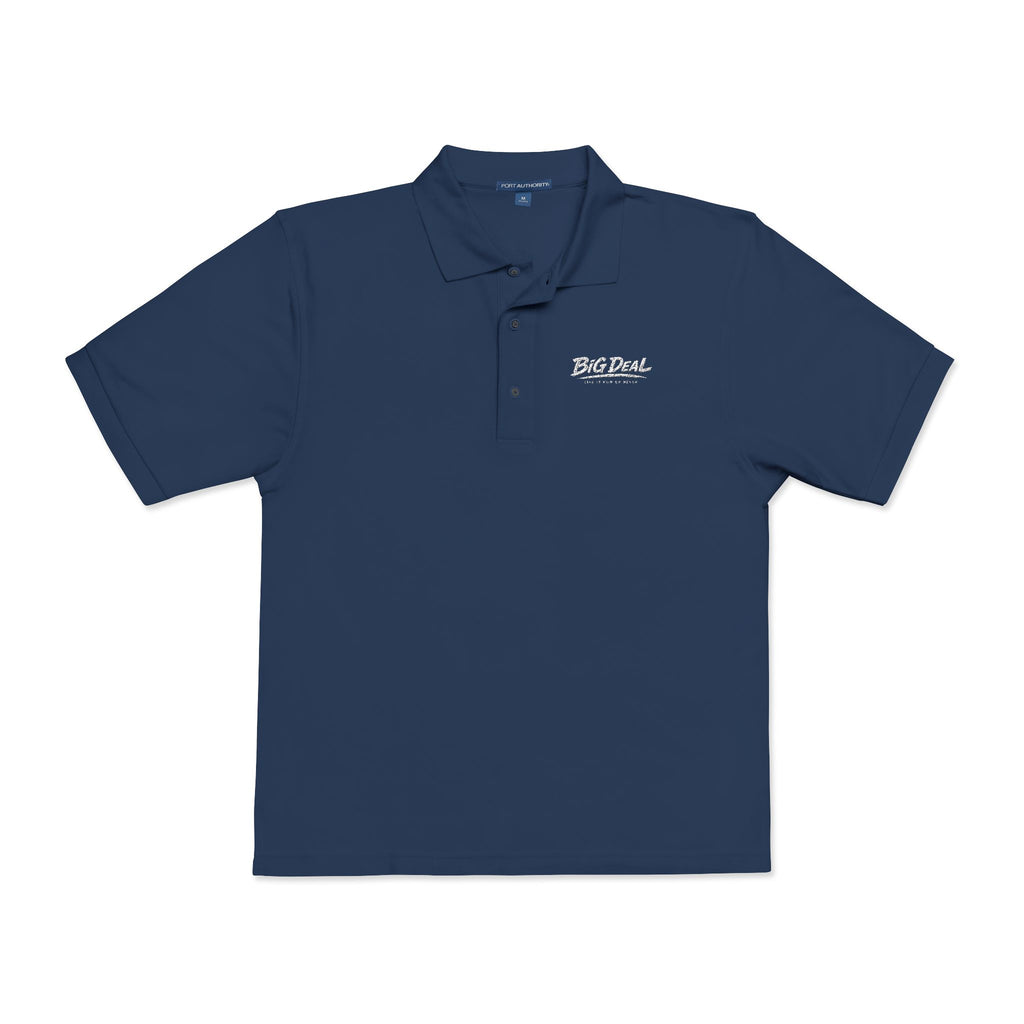 BiG DeaL Embroidered Script Polo — Premium Lightweight Tee