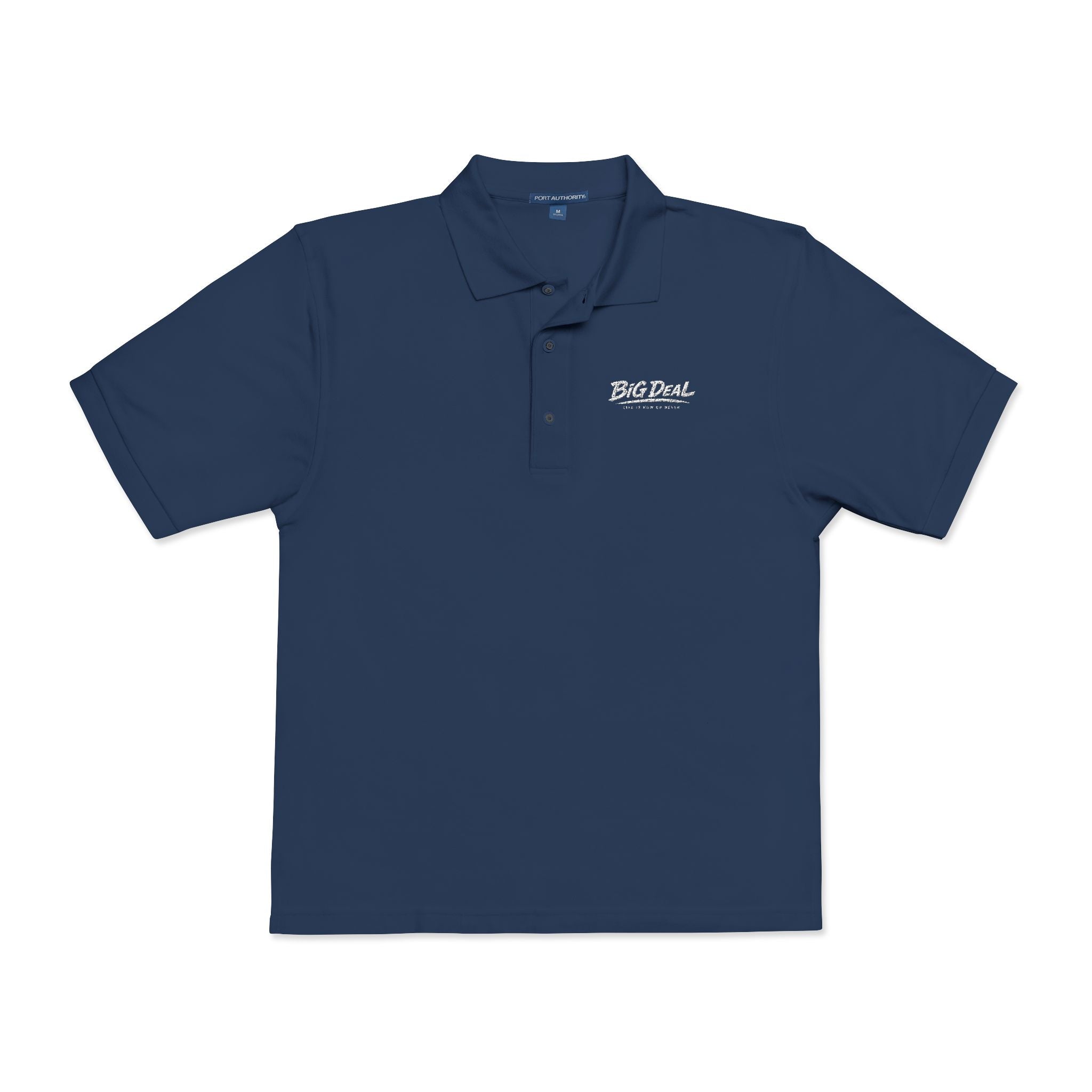 BiG DeaL Embroidered Script Polo — Premium Lightweight Tee