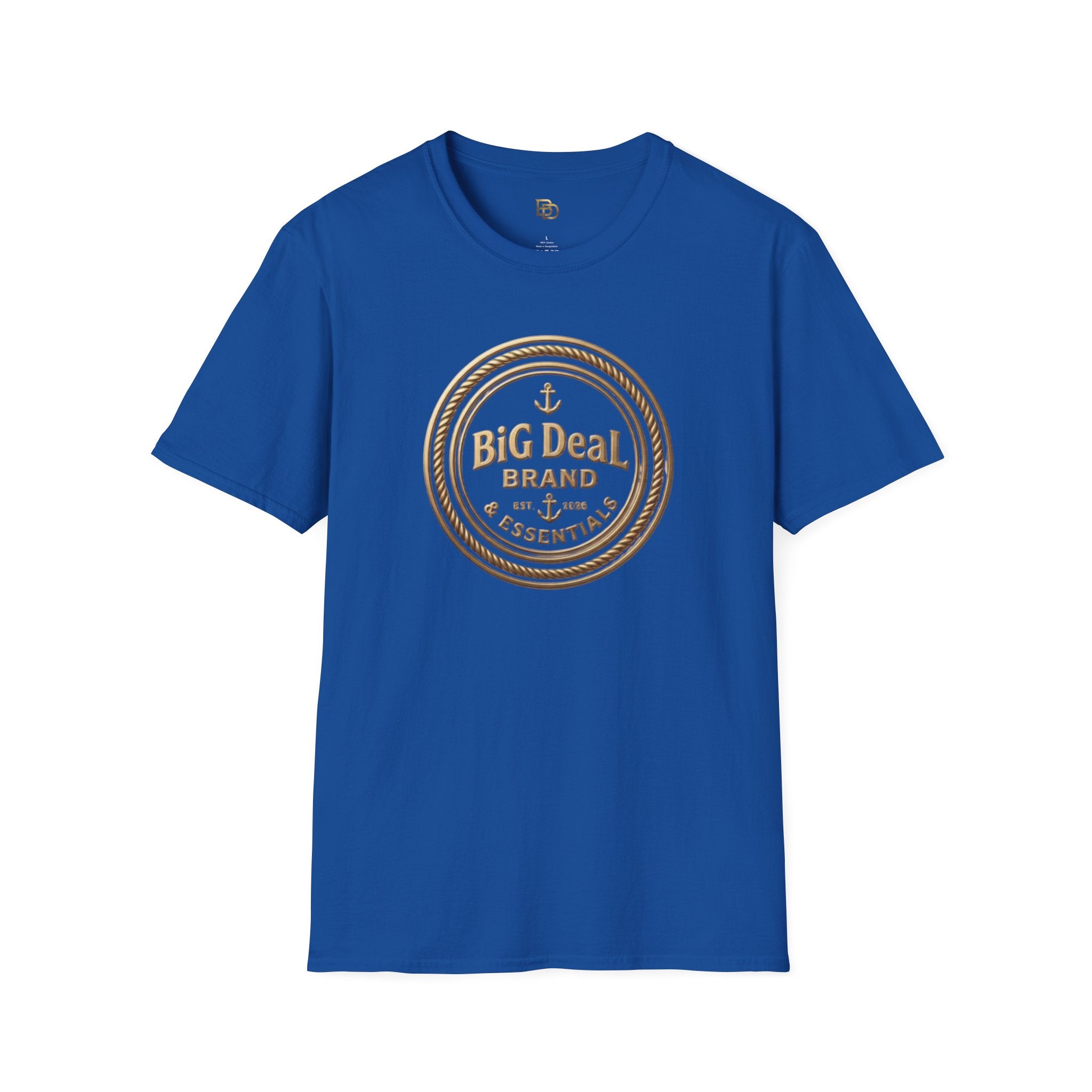 BiG DeaL Vintage Seal Tee — Soft Style Cotton Blend Everyday Essential