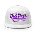 Big Deal Trucker Cap – 'Life is Now or Never' Purple Graphic Snapback
