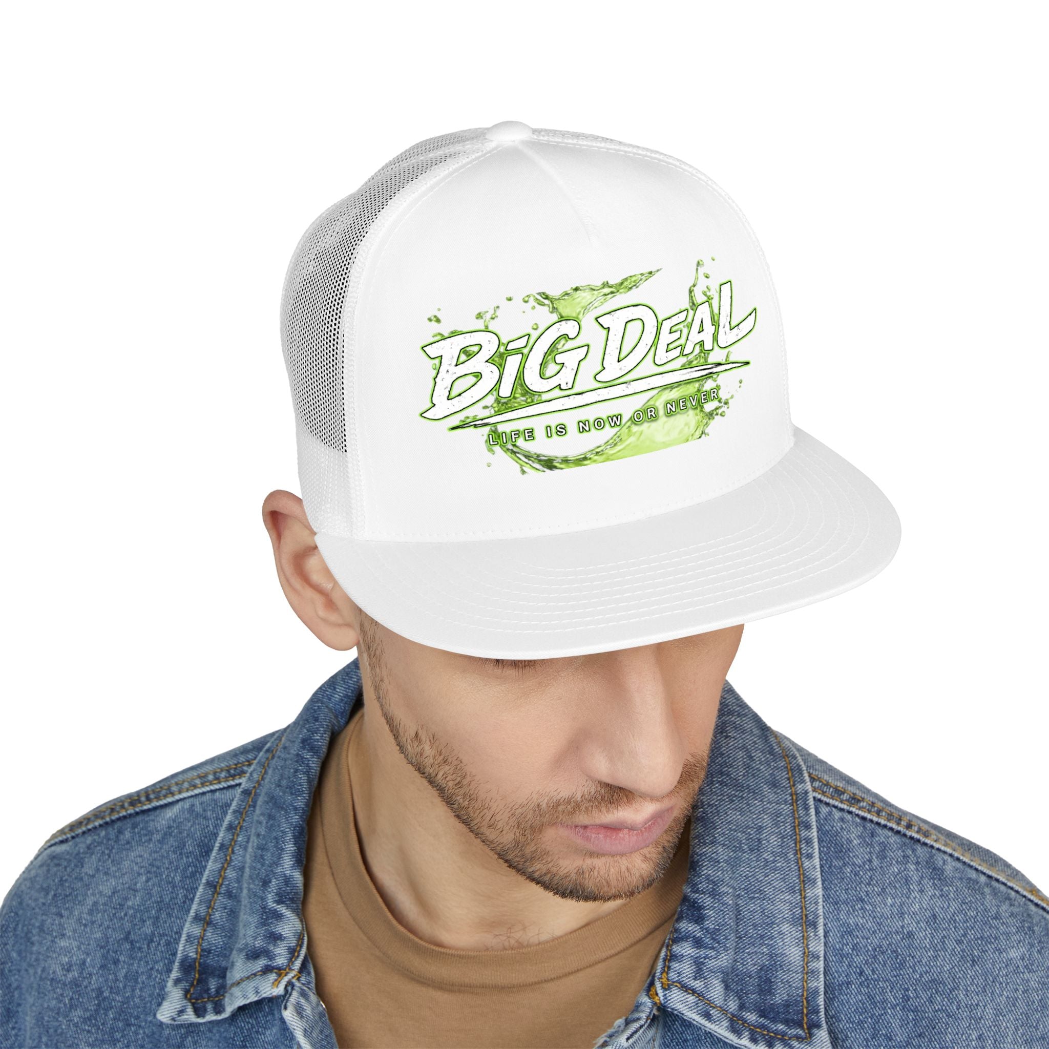Big Deal Lime Splash Trucker Cap