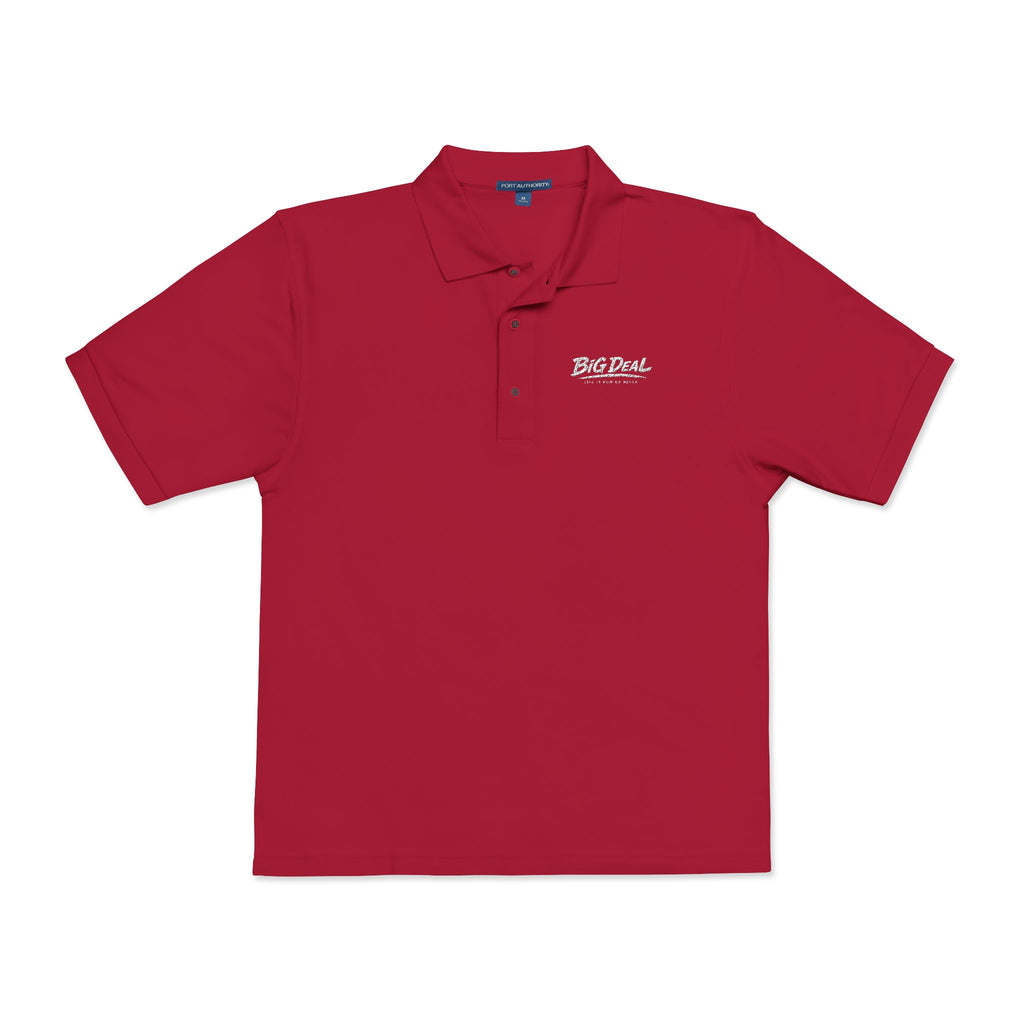 BiG DeaL Embroidered Script Polo — Premium Lightweight Tee