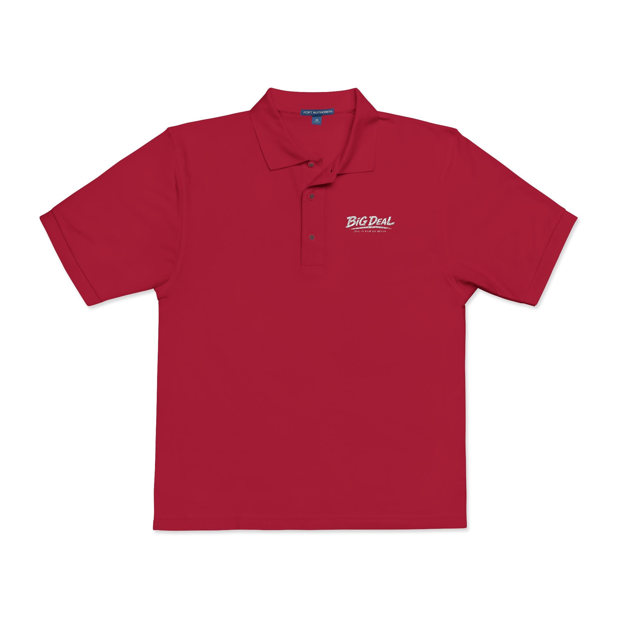 BiG DeaL Embroidered Script Polo — Premium Lightweight Tee