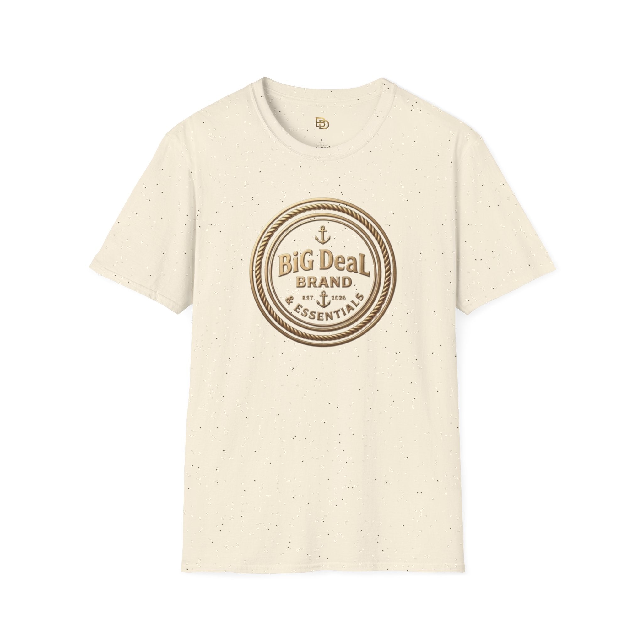 BiG DeaL Vintage Seal Tee — Soft Style Cotton Blend Everyday Essential