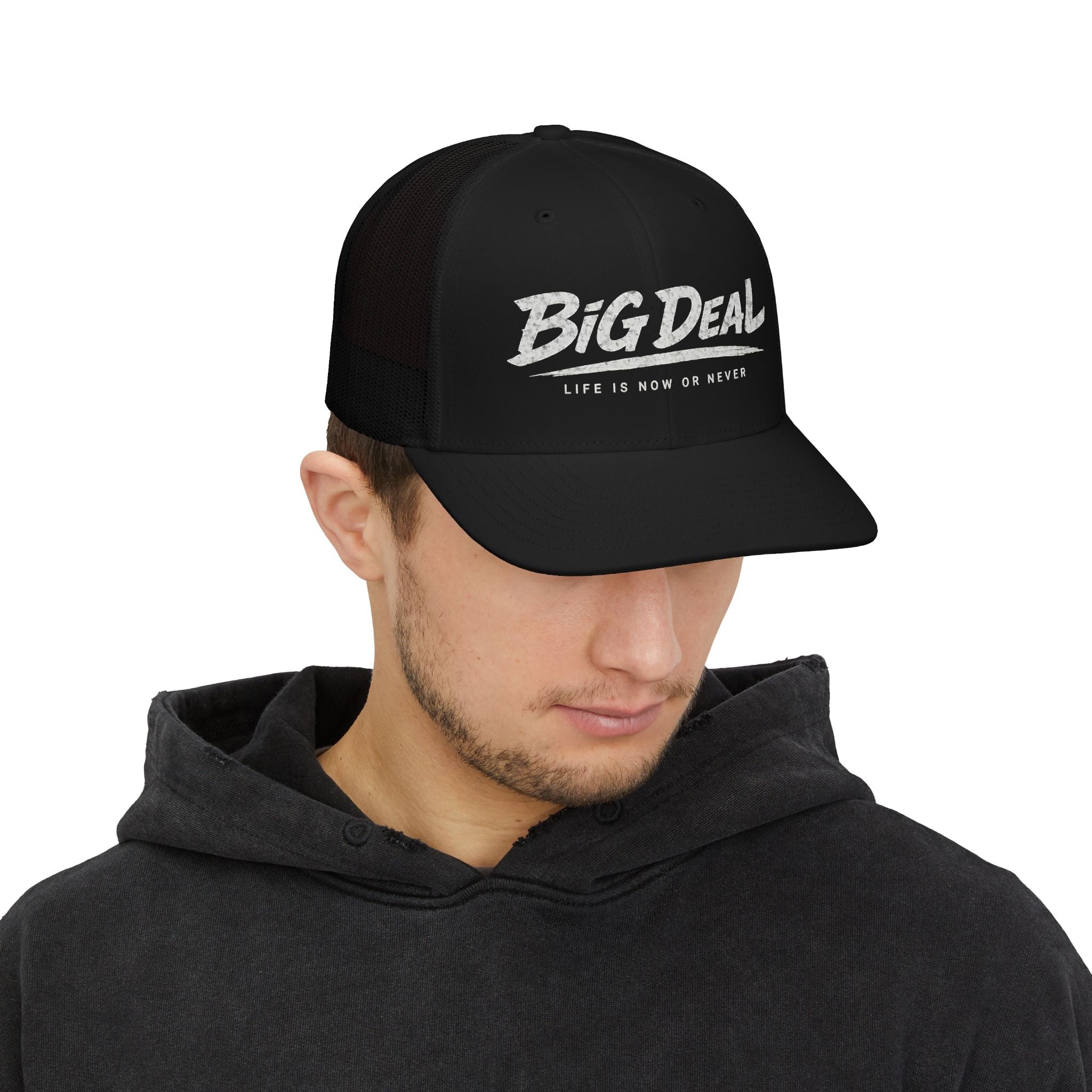 Big Deal Life Is Now or Never Snapback Cap | Trucker Hat
