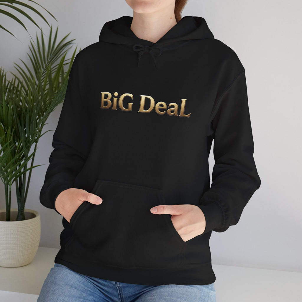 Make Every Day a BiG DeaL | Gold-Tone Graphic Hoodie
