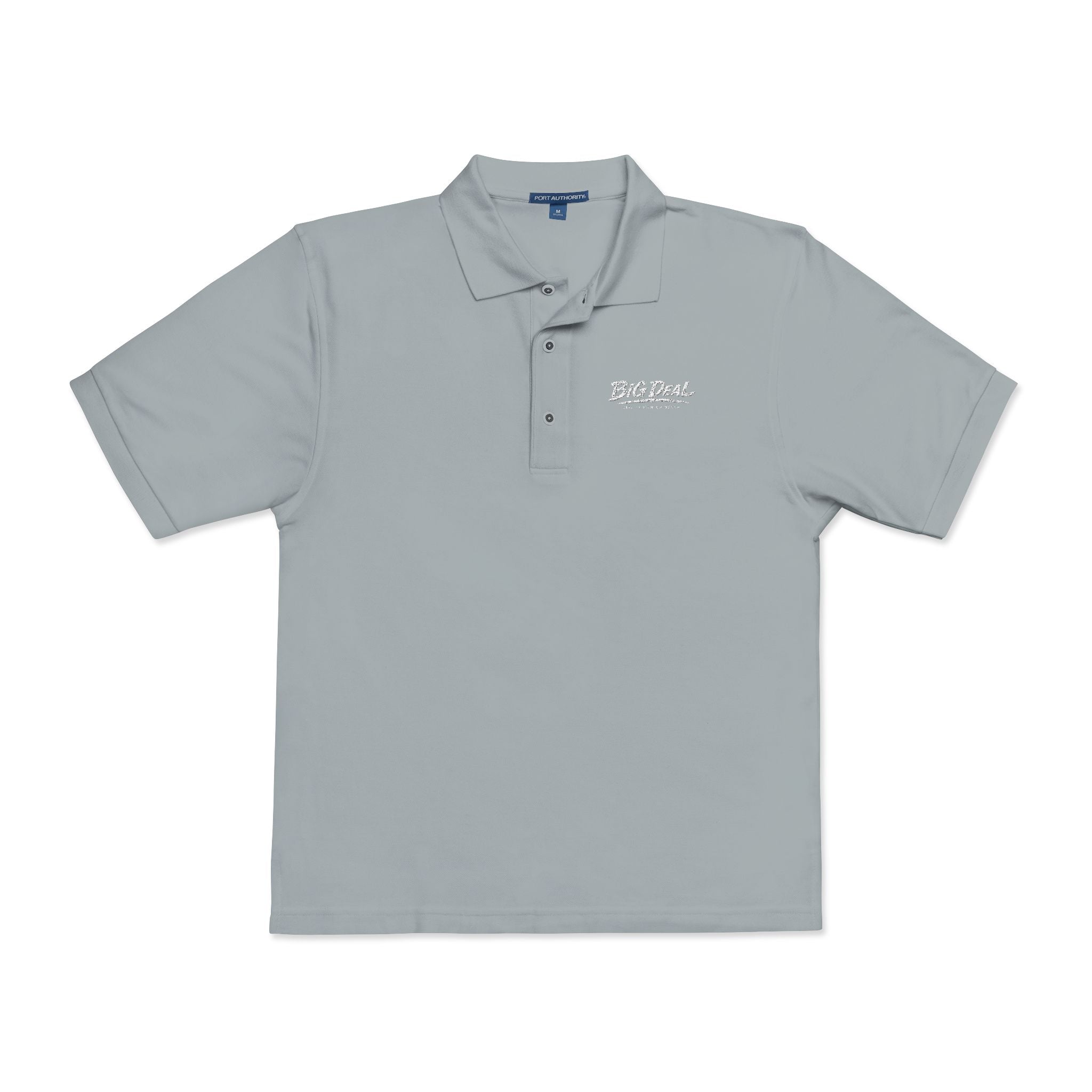 BiG DeaL Embroidered Script Polo — Premium Lightweight Tee