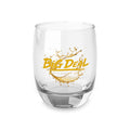 Big Deal Whiskey Glass — Gold Splash Rocks Glass ("Big Deal" Design)