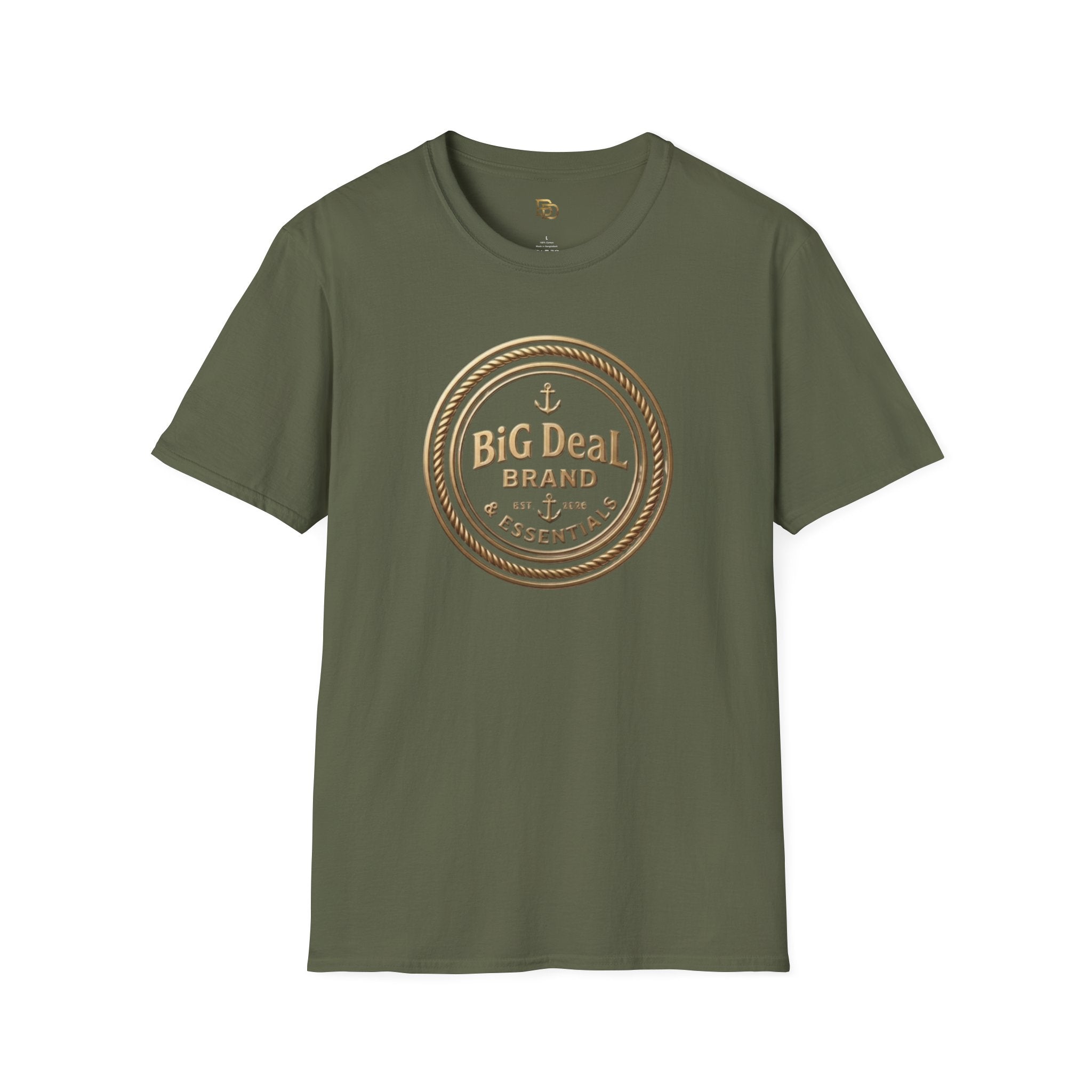 BiG DeaL Vintage Seal Tee — Soft Style Cotton Blend Everyday Essential