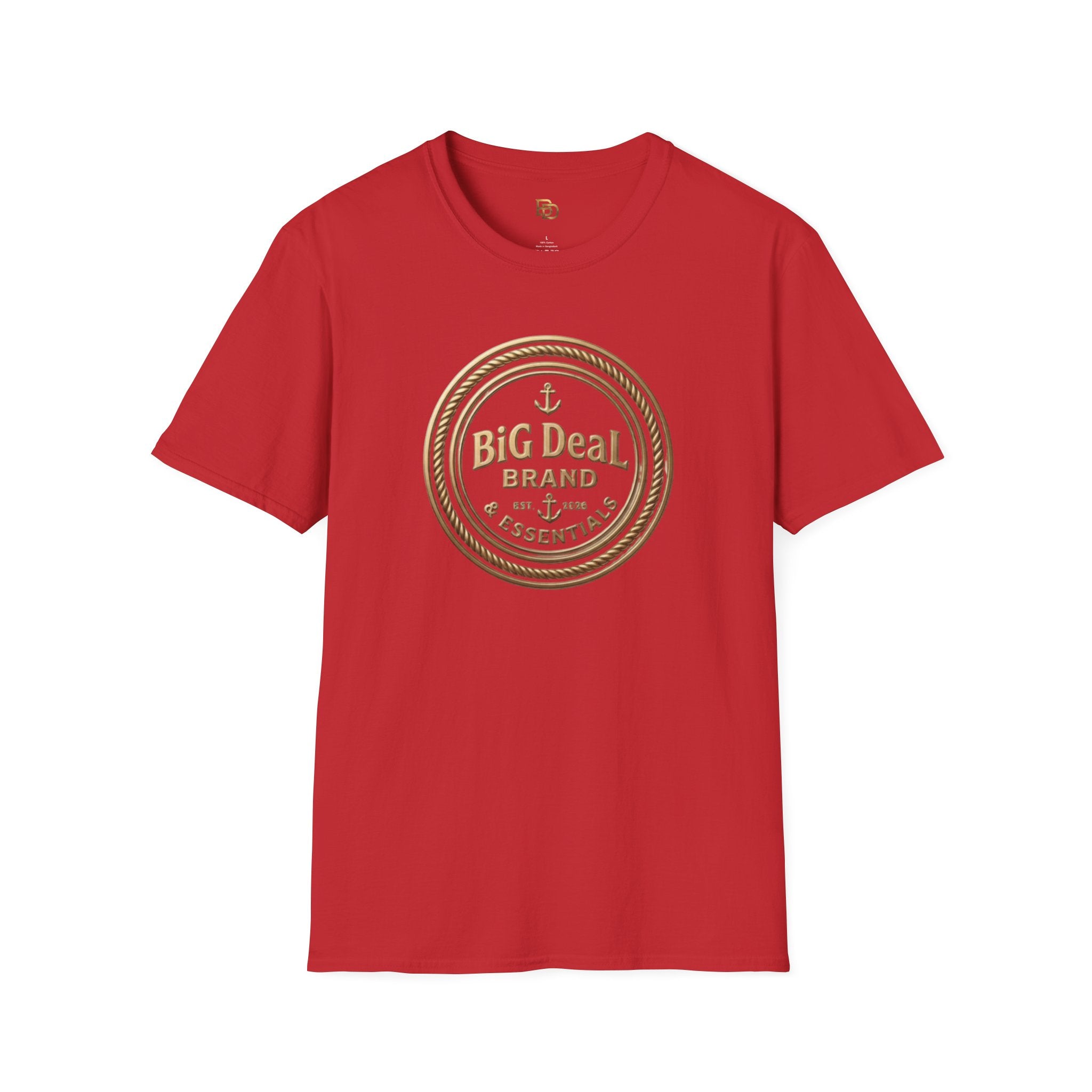 BiG DeaL Vintage Seal Tee — Soft Style Cotton Blend Everyday Essential