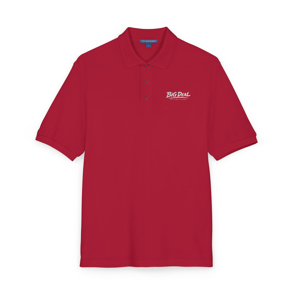 BiG DeaL Embroidered Script Polo — Premium Lightweight Tee