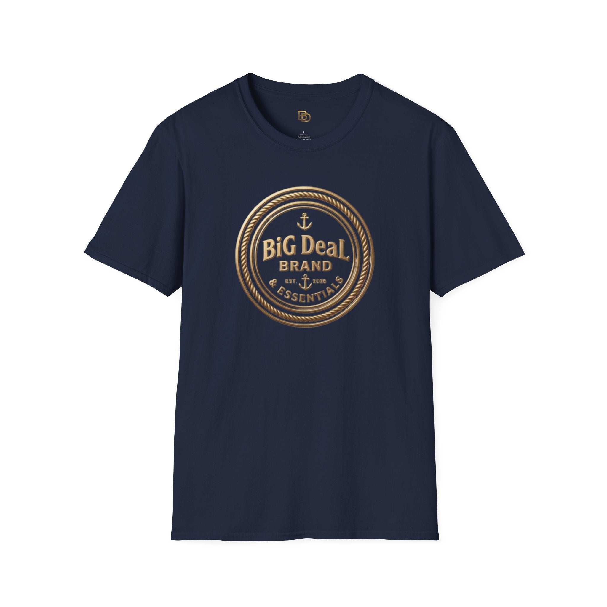 BiG DeaL Vintage Seal Tee — Soft Style Cotton Blend Everyday Essential