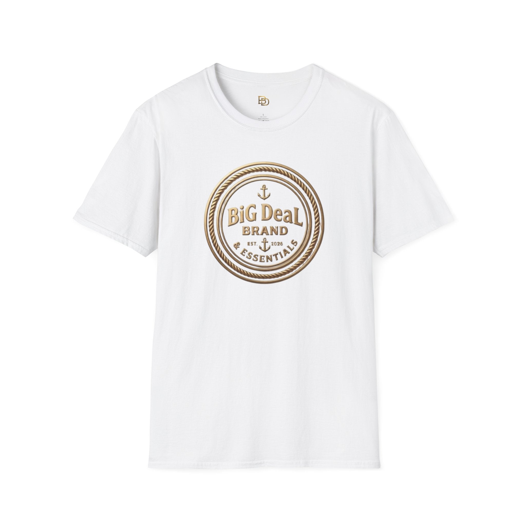 BiG DeaL Vintage Seal Tee — Soft Style Cotton Blend Everyday Essential