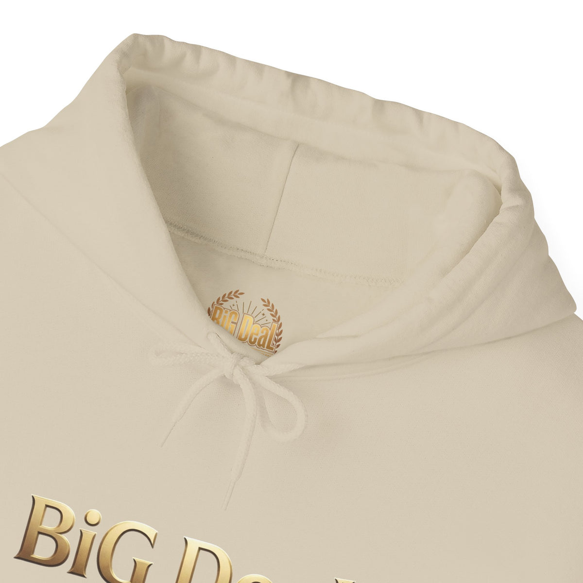 Make Every Day a BiG DeaL | Gold-Tone Graphic Hoodie
