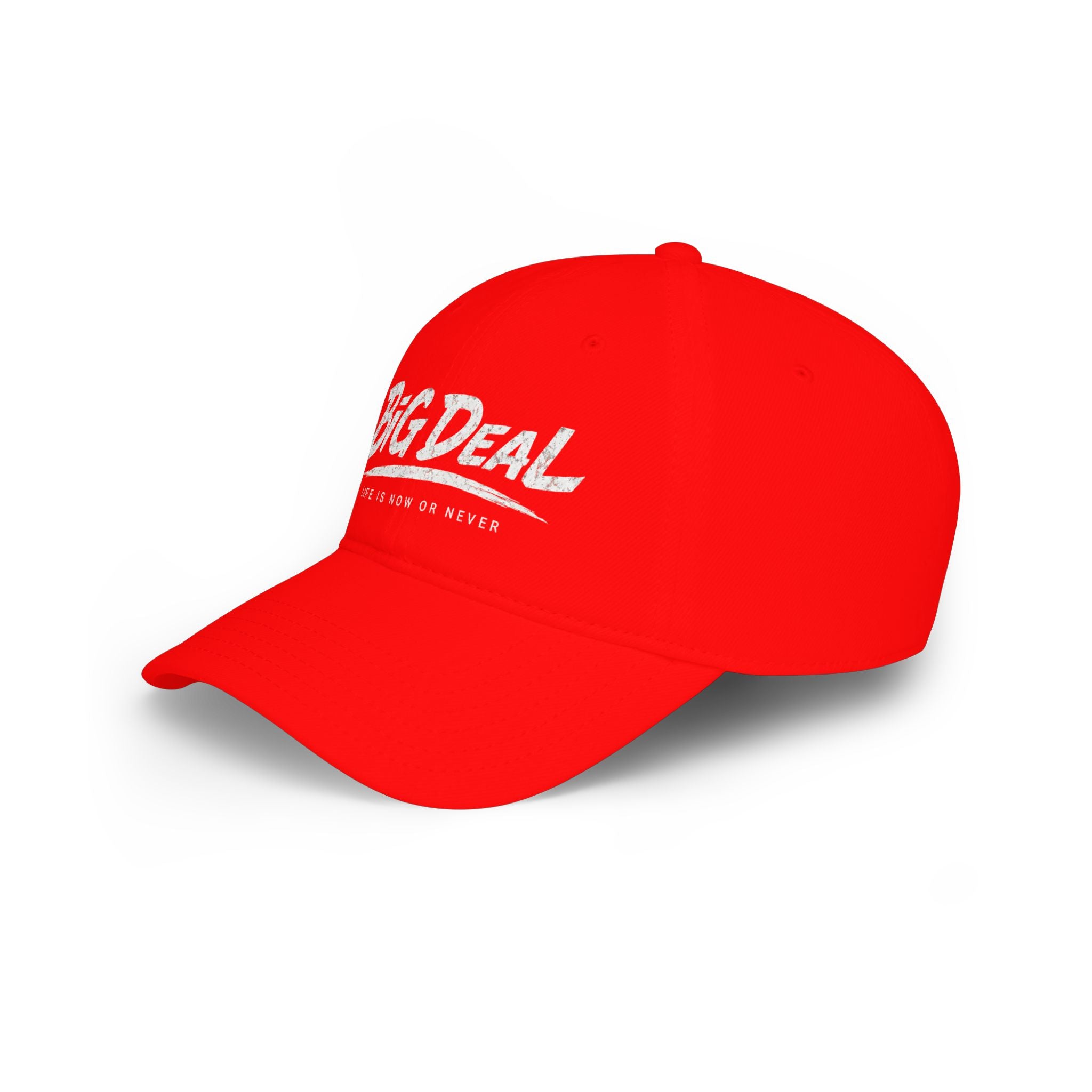 BiG DeaL™ Baseball Cap — "Life Is Now or Never"
