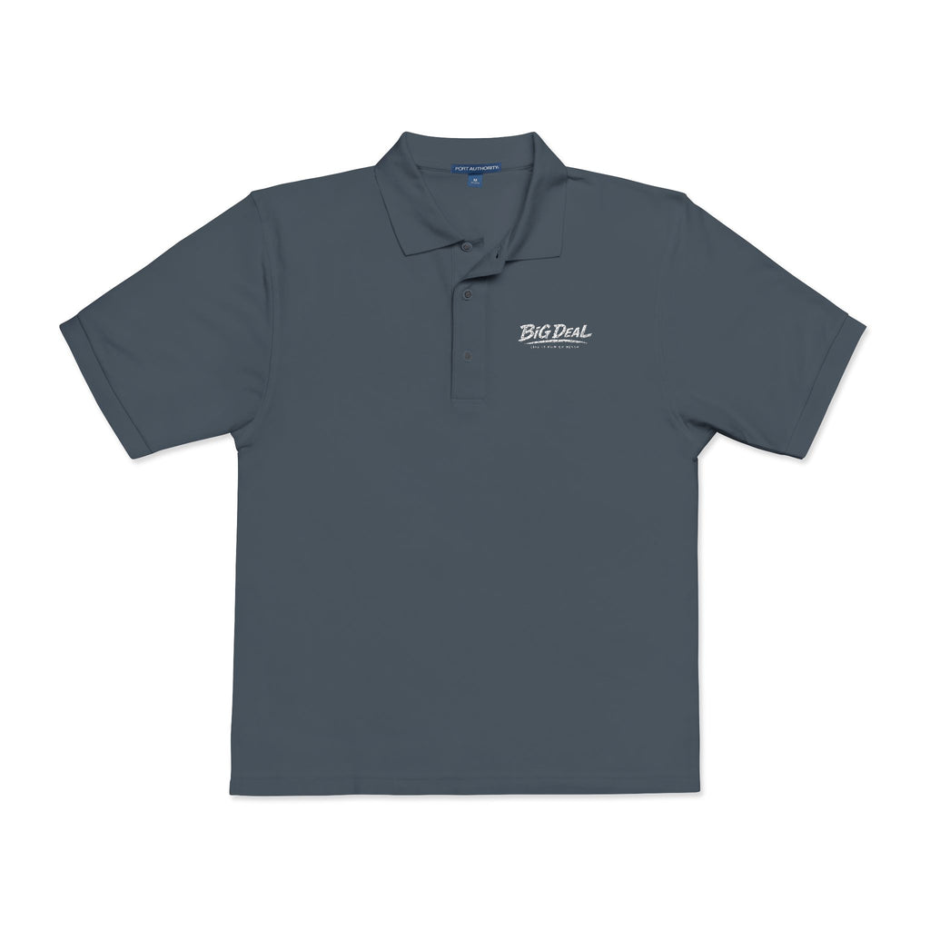 BiG DeaL Embroidered Script Polo — Premium Lightweight Tee