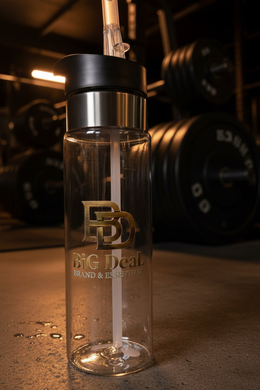 BiG DeaL 20oz Tritan Sport Bottle — BPA-Free | Clear Flip Straw Hydration